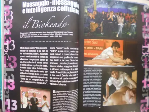 Biokendo de 2006 a Bari publicacion Les Nouvelles Esthetiques Milano, Italy