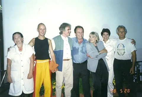 Italia Massaggio Mania y compartiendo el escenario con los grandes maestros internacionales