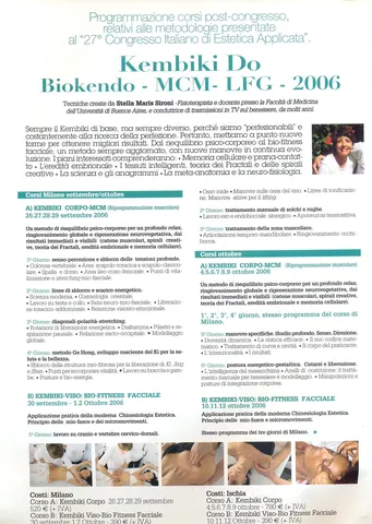2006. Curso KEMBIKI DO.Italia