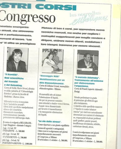 relooking curso postcongreso belgirate italy