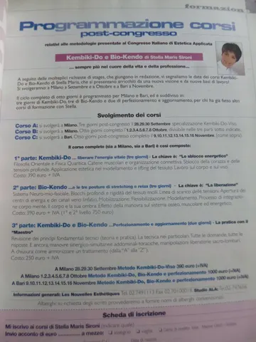 2004 - curso post congreso Italia