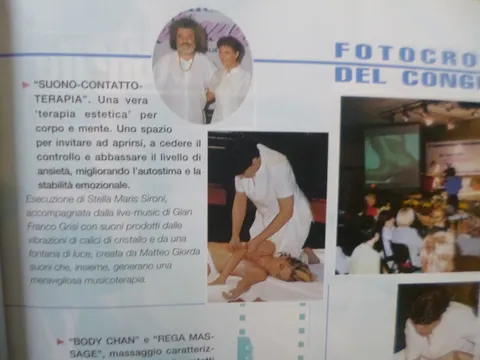 2000 Suono Contatto Terapia con La musica di Gian Grisi - co creador de la musico terapia
