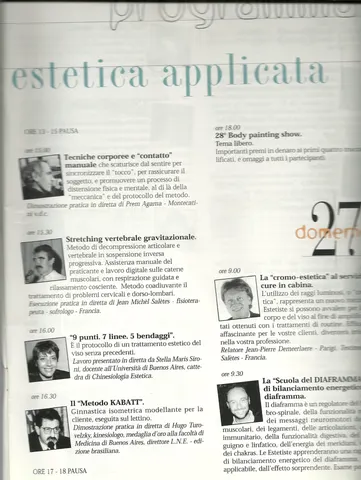 1998 Conferencia, 9 PUNTOS, 7 LINEAS, 5 VENDAJES CONGRESSO LNE. Italia